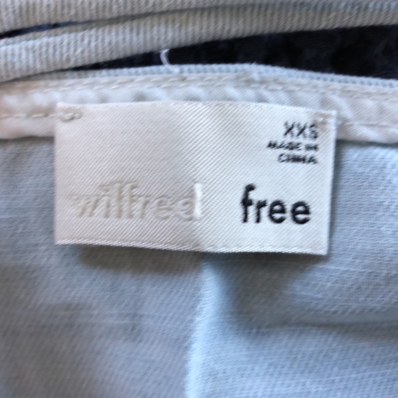 Wilfred free denim mini dress xxs - Picture 2 of 2